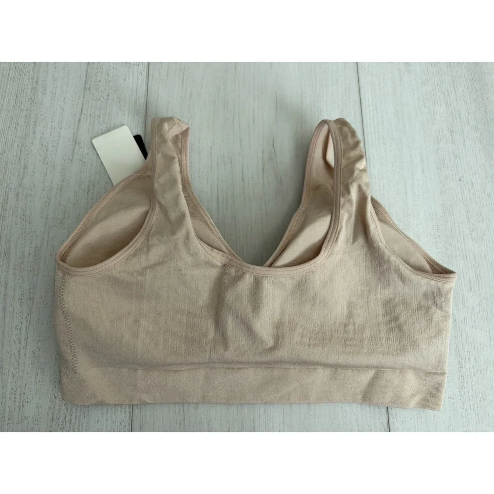 NWT Wacoal B-Smooth Wirefree Bralette Bra 835275‎ Sz 40 Nude